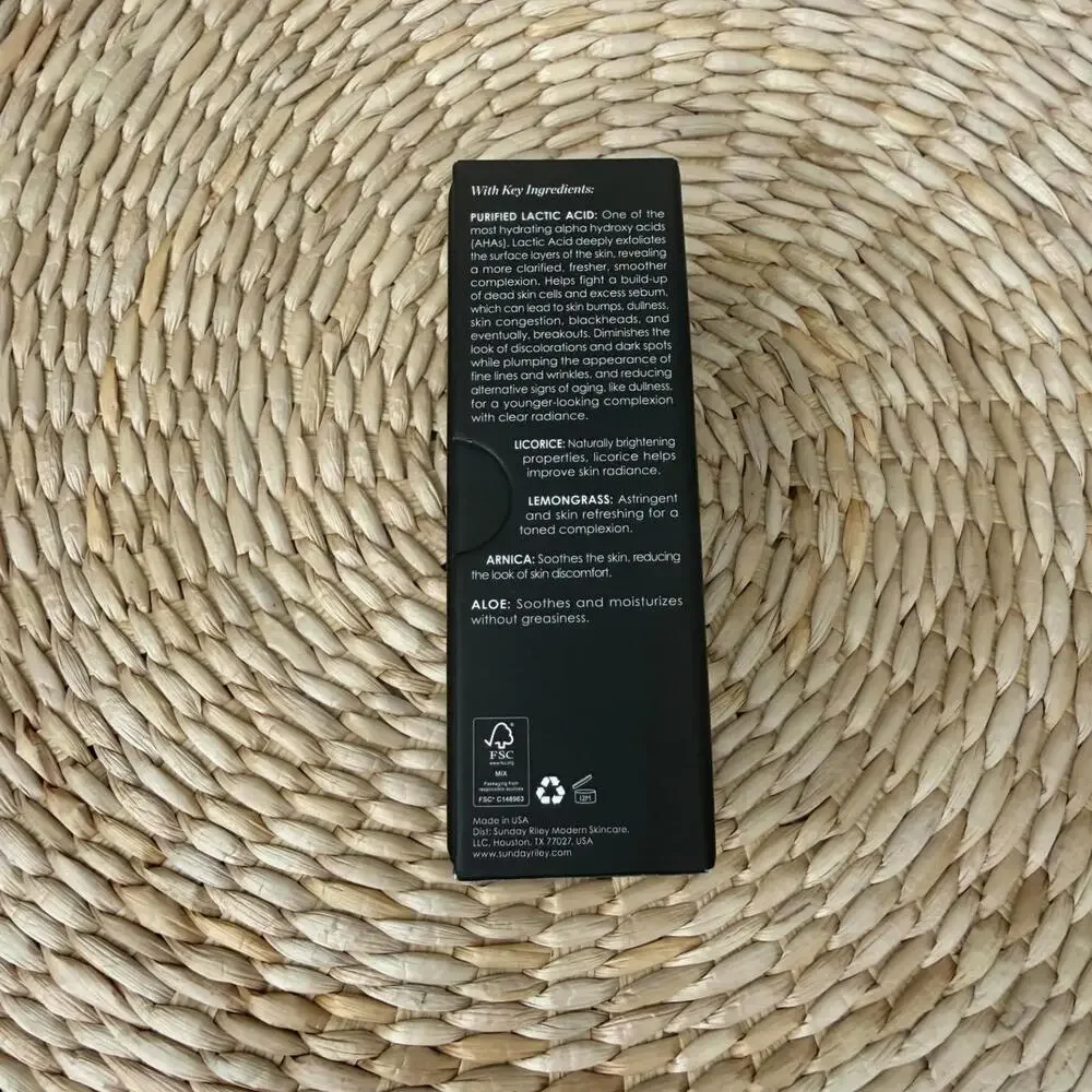 Sunday Riley Good Genes Lactic Acid Treatment 0.5 oz BOX ONLY